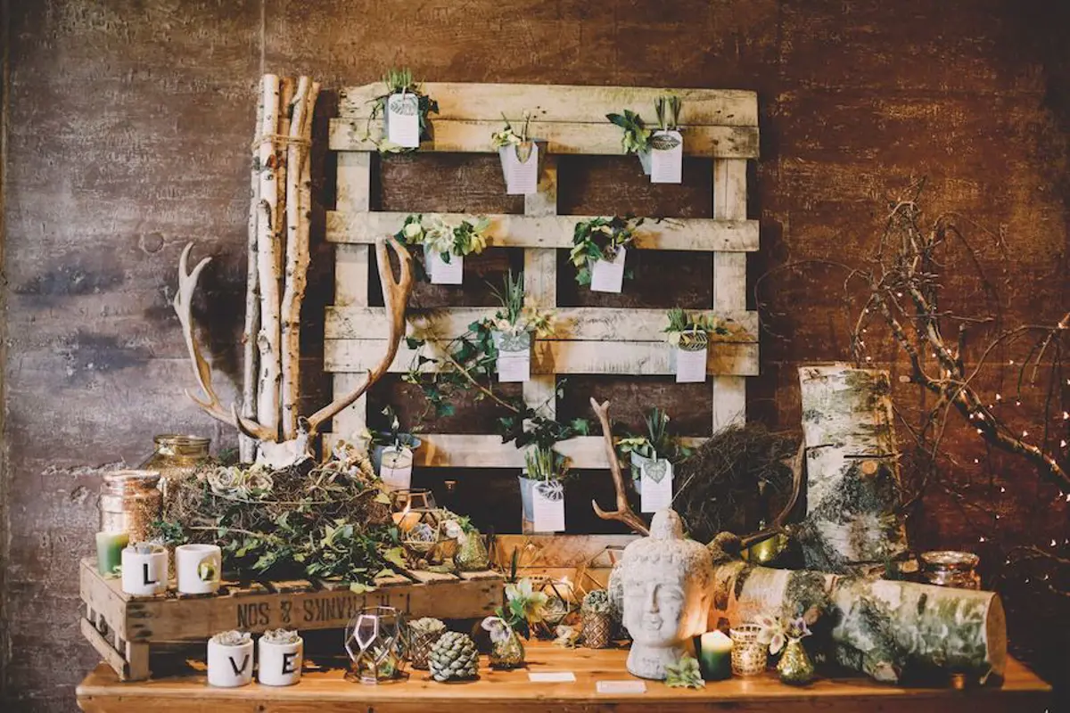 Evedunlop Rustic Table Plan Hanging Flowers Trends