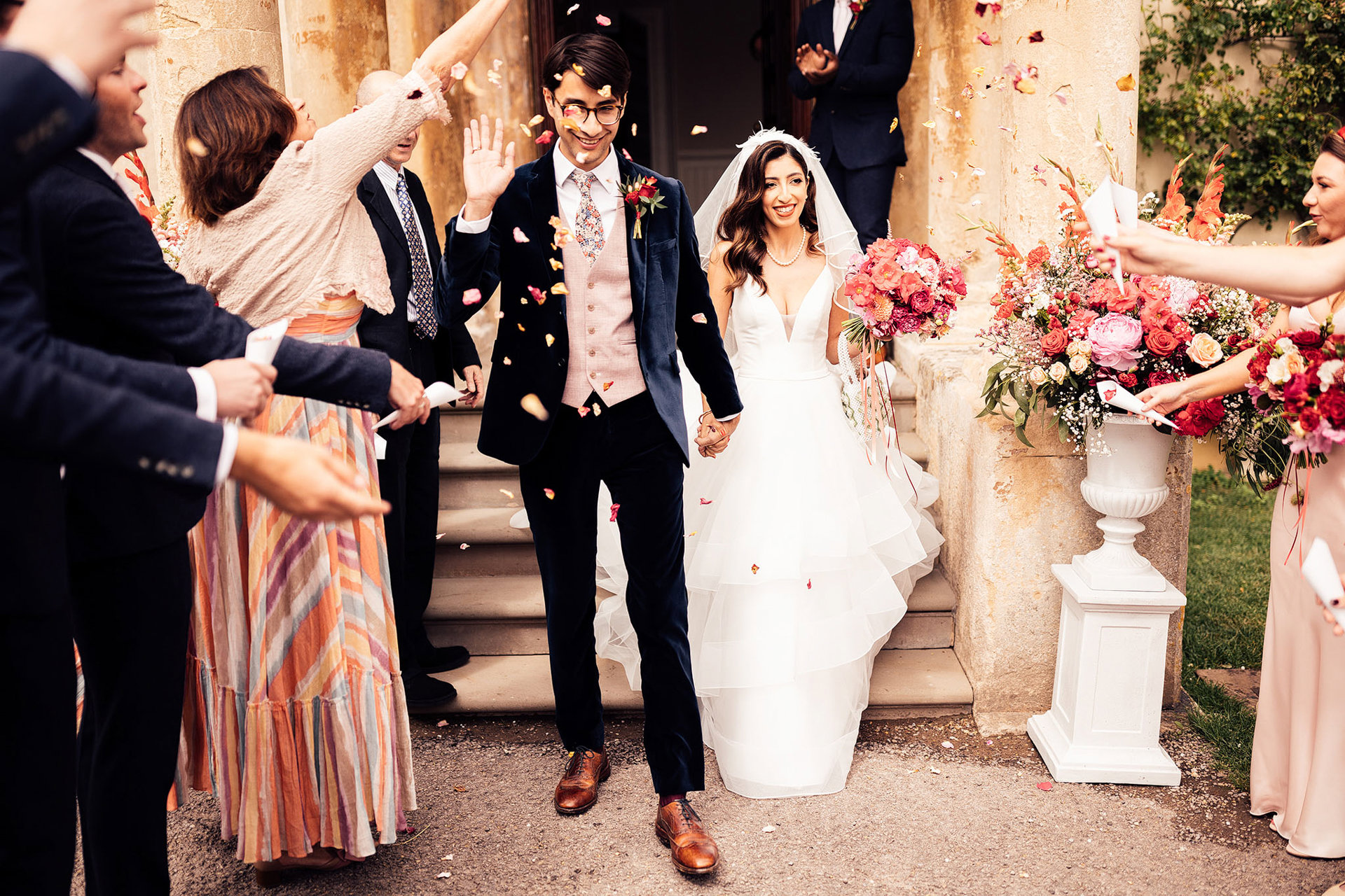 Red Pink Wedding Inspiration