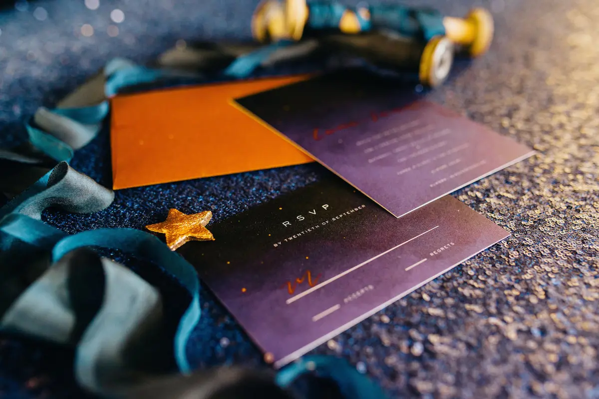 Abigailsteed Purple Stationary Wedding Styling