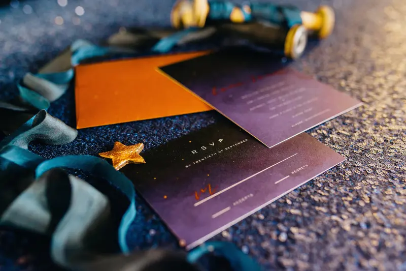 Abigailsteed Purple Stationary Wedding Styling