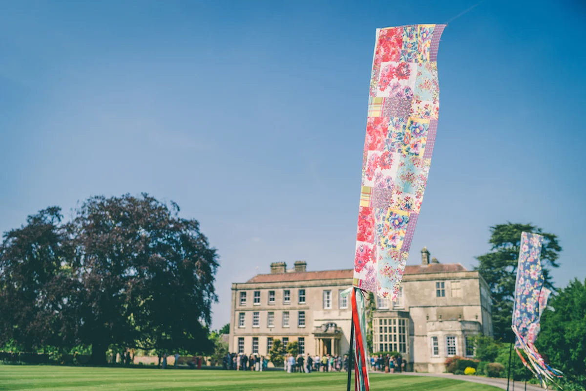 Wedding Venue Festival Flags