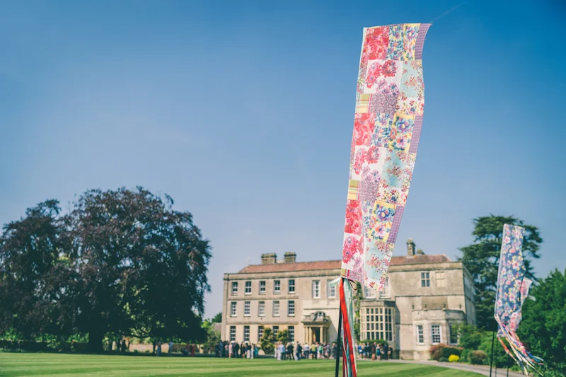 Wedding Venue Festival Flags