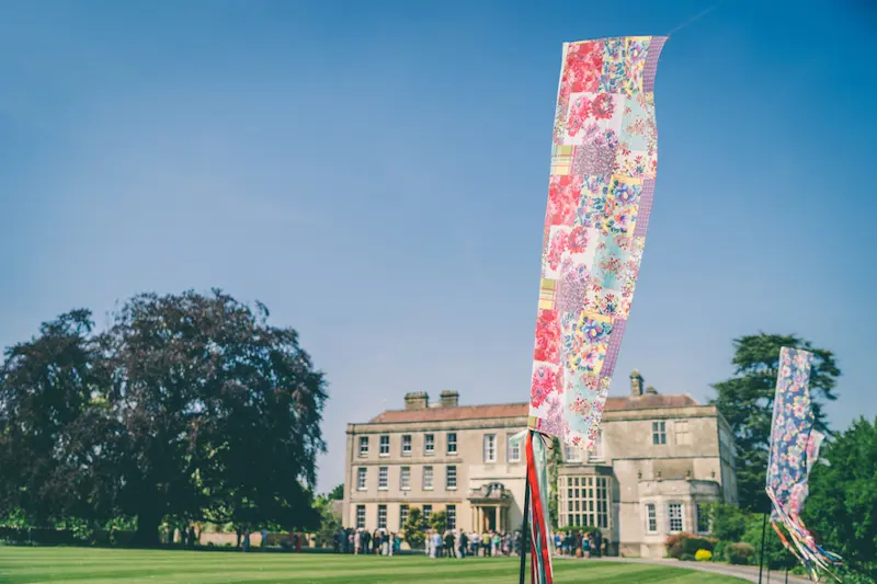 Wedding Venue Festival Flags