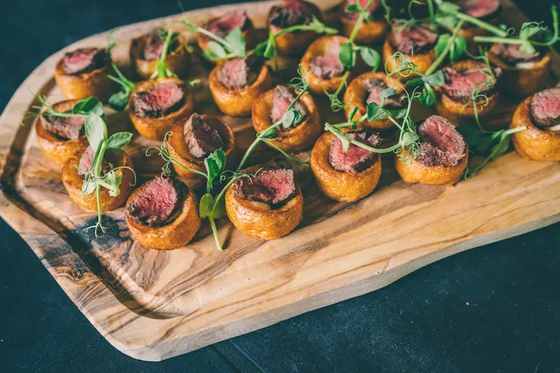 Autumn Wedding Canapes