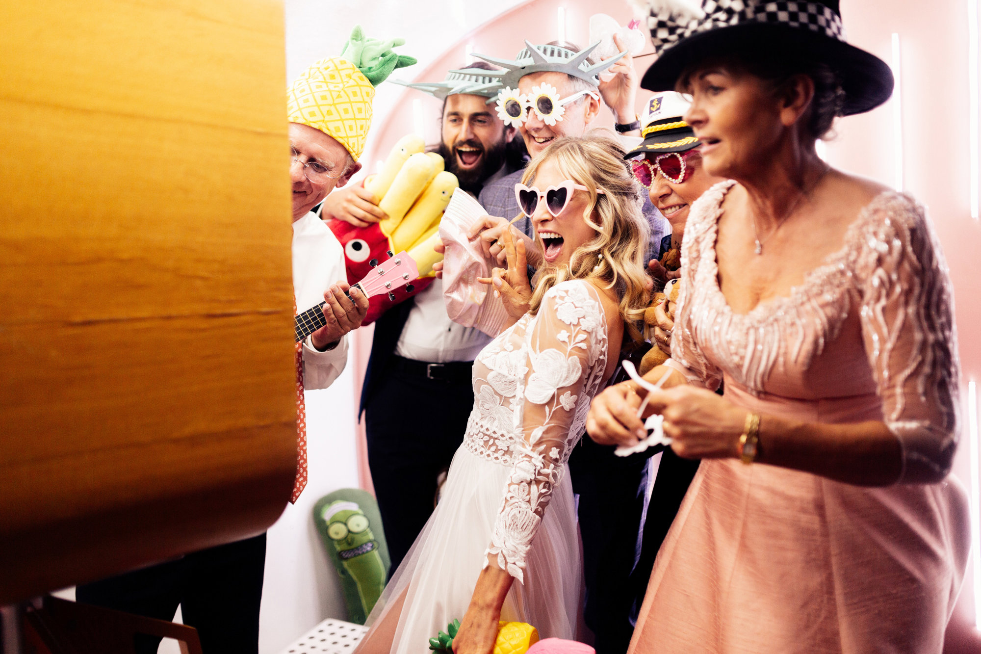 Colourful Wedding Fun
