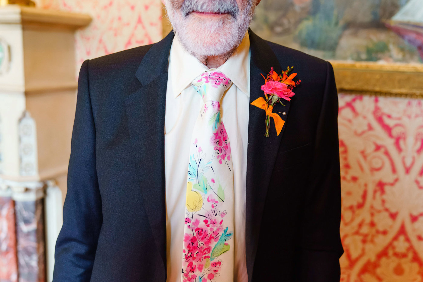 Colourful Wedding Guest