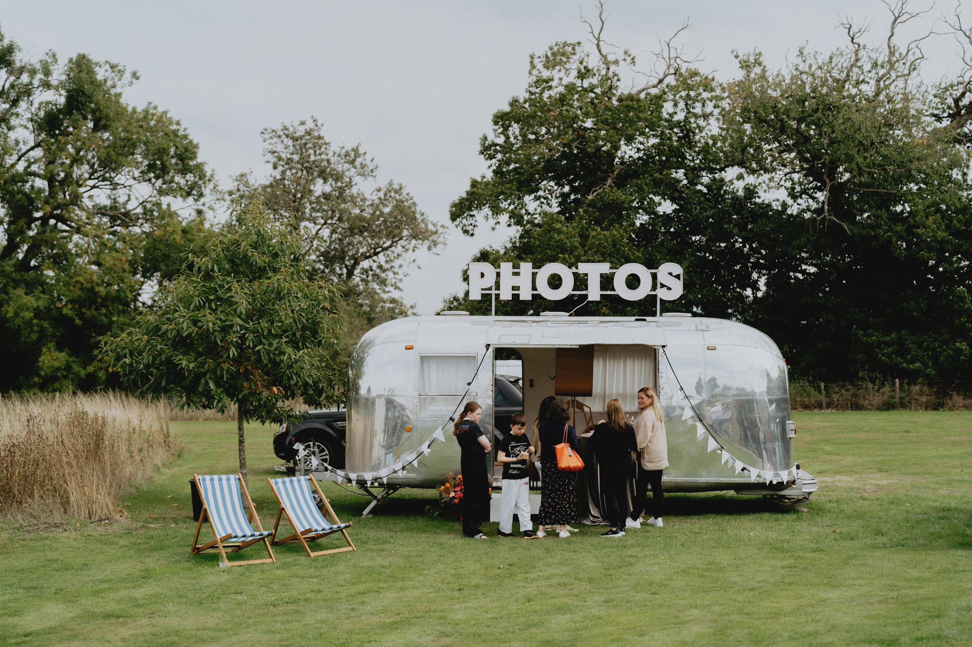 Festival and outdoor wedding ideas for cool brides- silver stream caravan photobooth