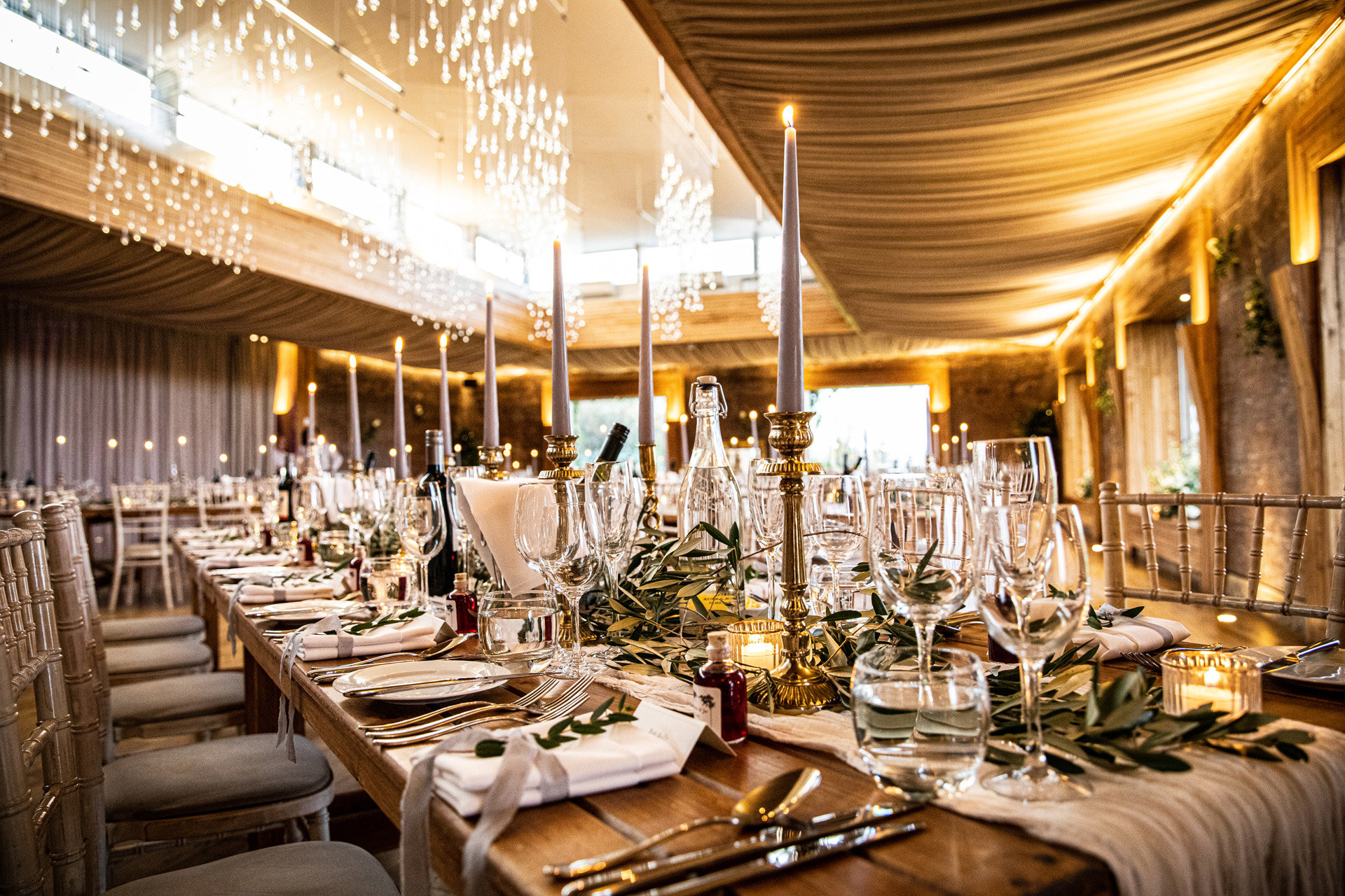 Winter Wedding Tables