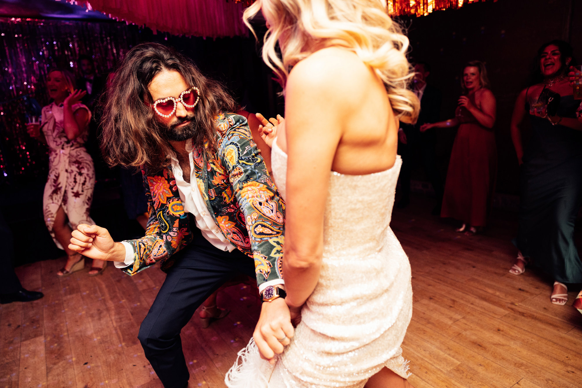 Party Couple Wedding