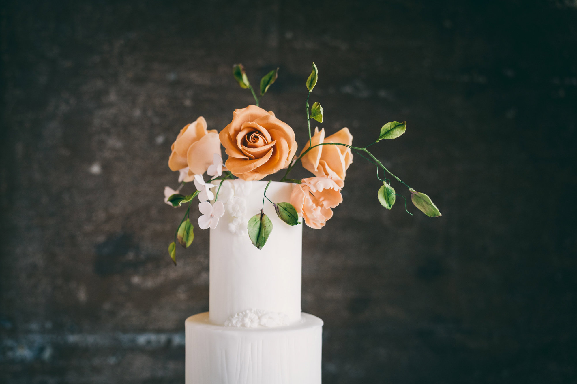 September Wedding Cake