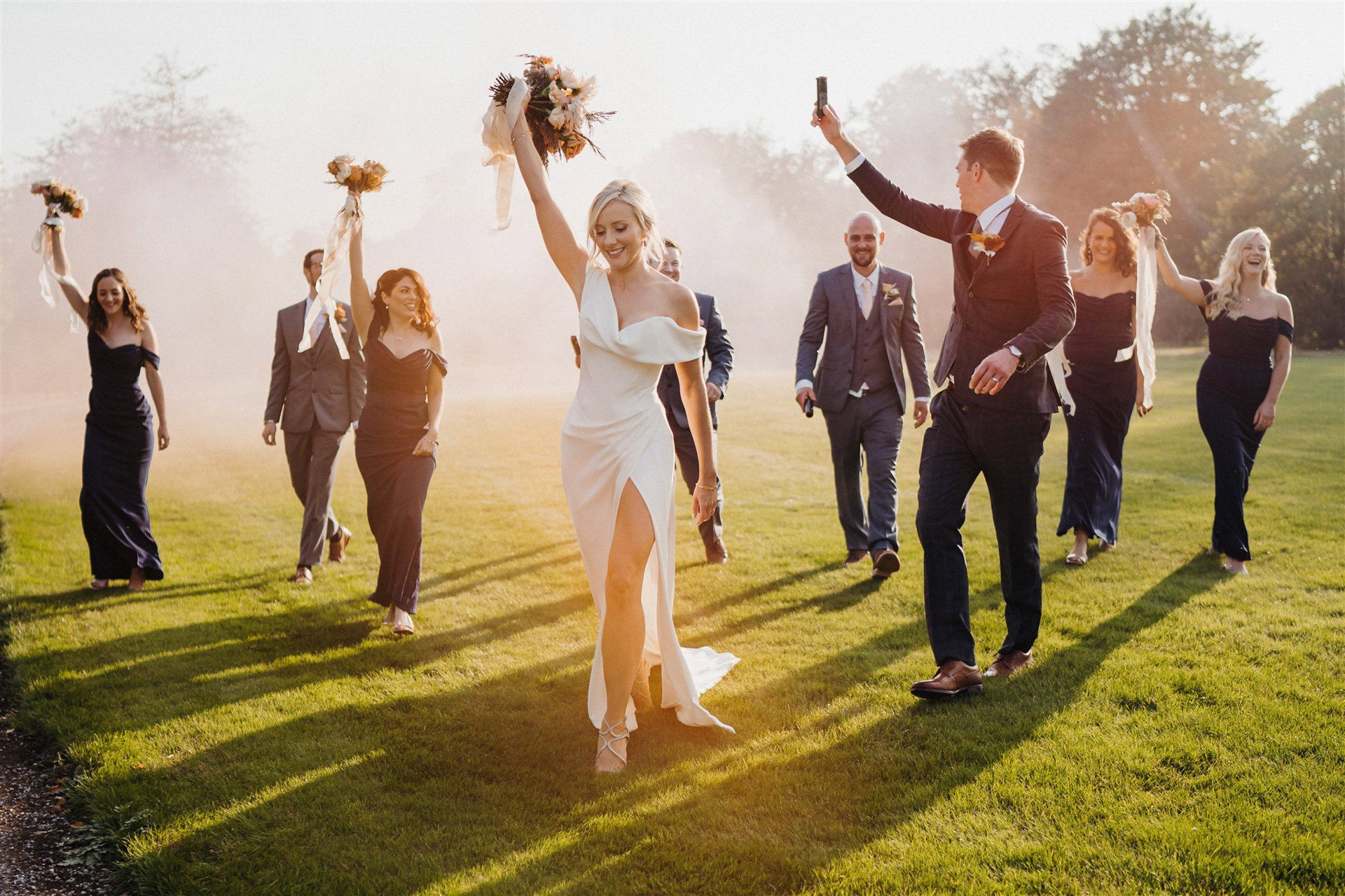 Autumn Wedding Smoke