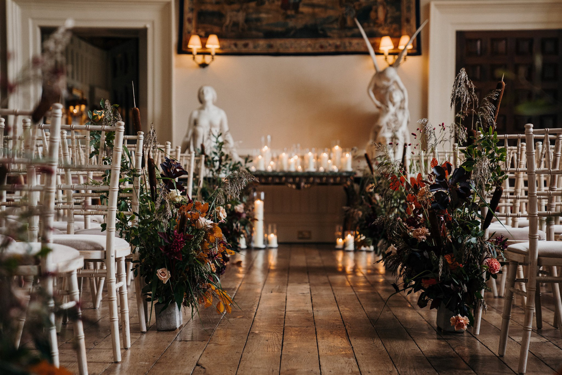 Autumn Wedding Aisle