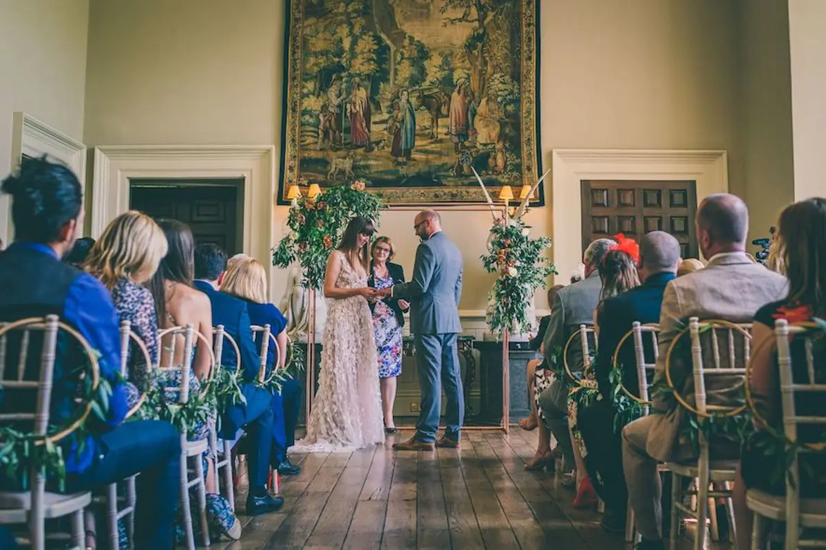 Wedding Ceremony Elmore Court Hall