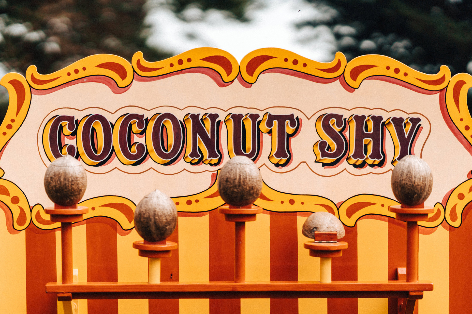 Old Funfair Wedding Games