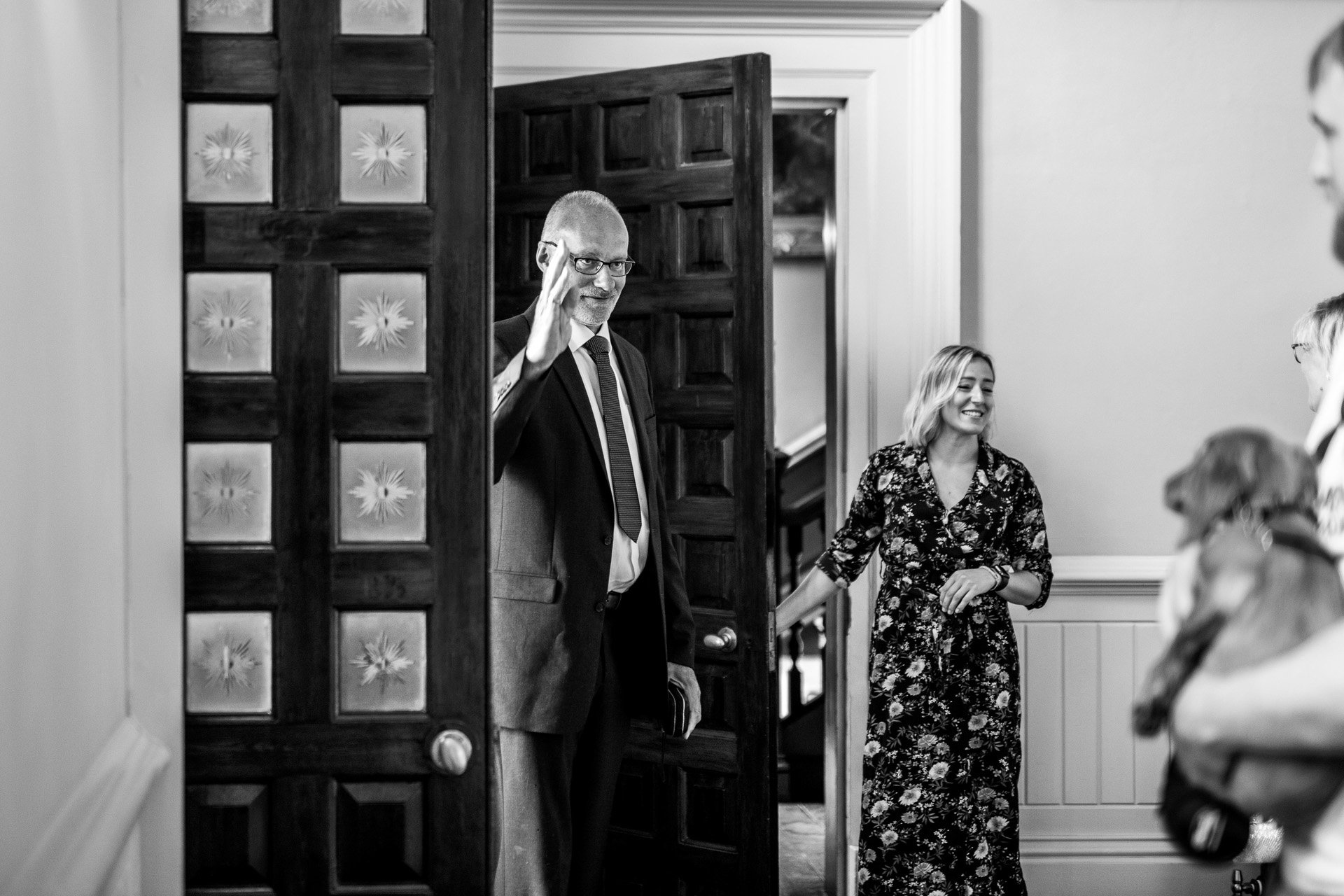Guests Arriving Micro Wedding