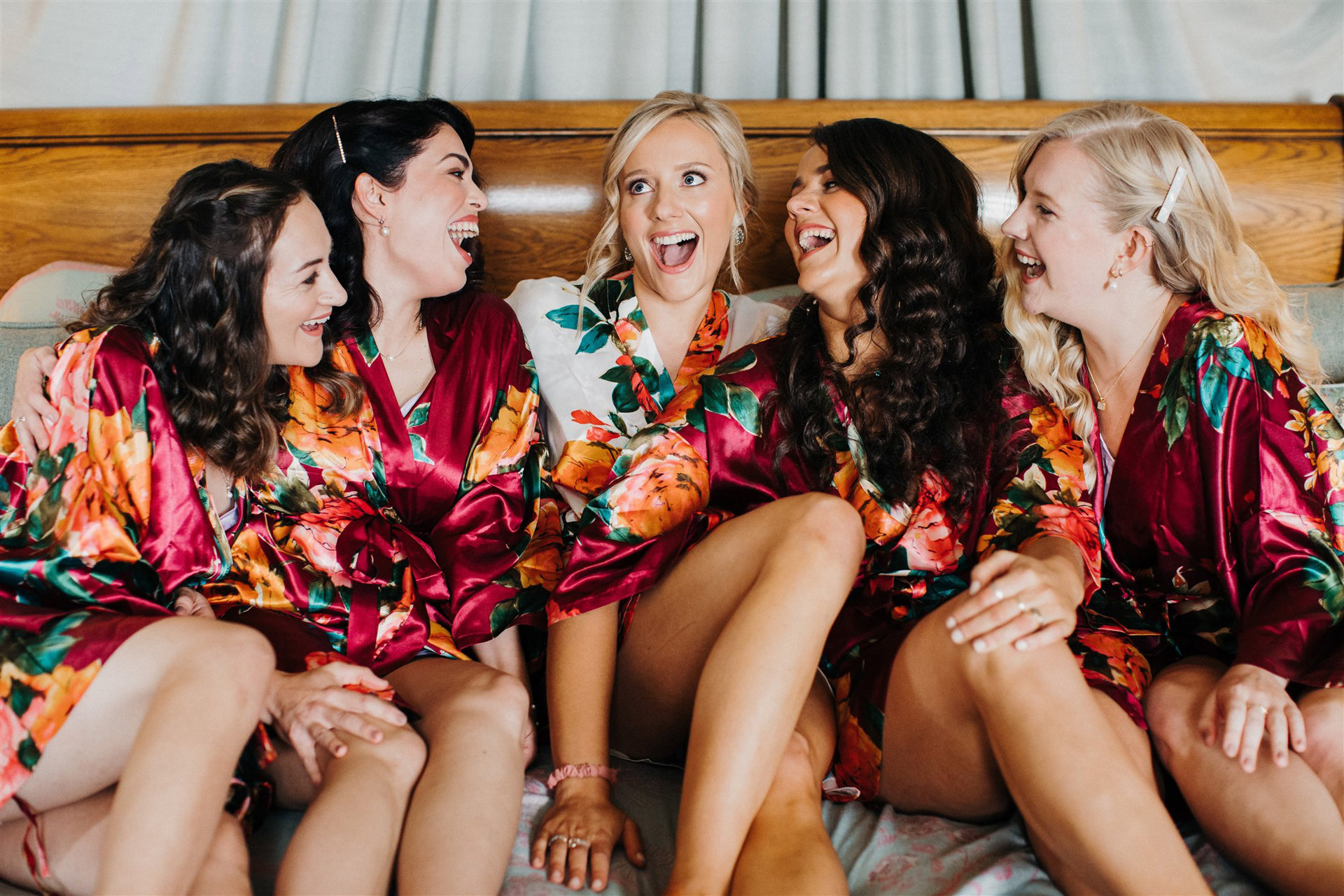Autumn Wedding Bridal Party