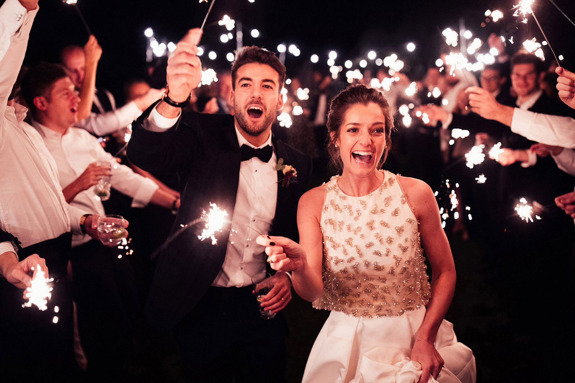 Winter Wedding Sparkler