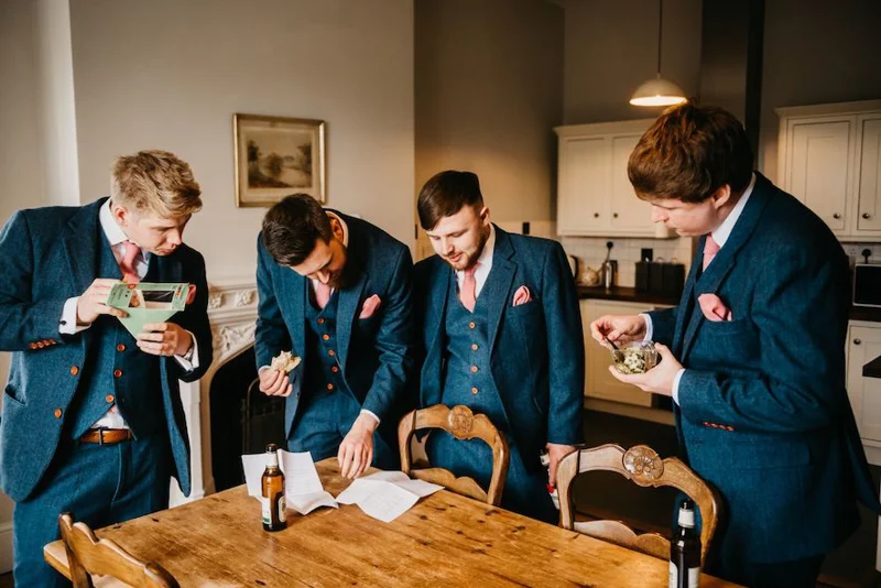 Suits Wedding Morning Blues