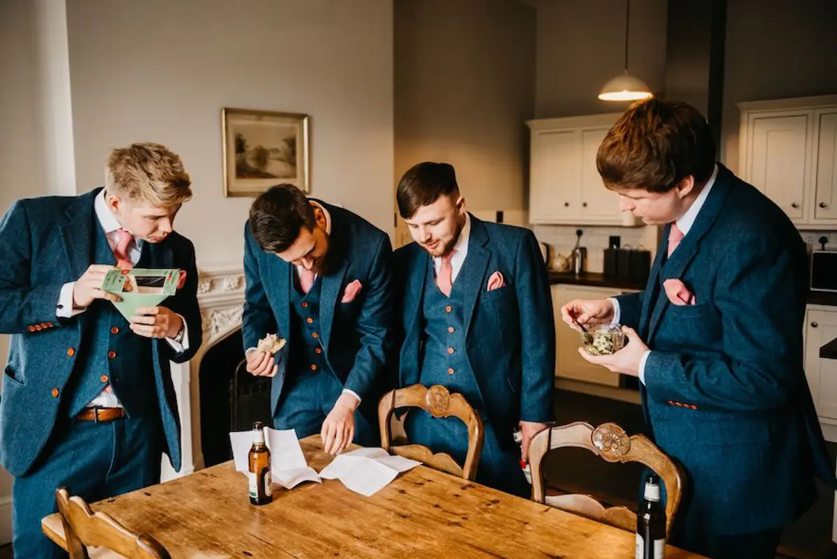 Suits Wedding Morning Blues