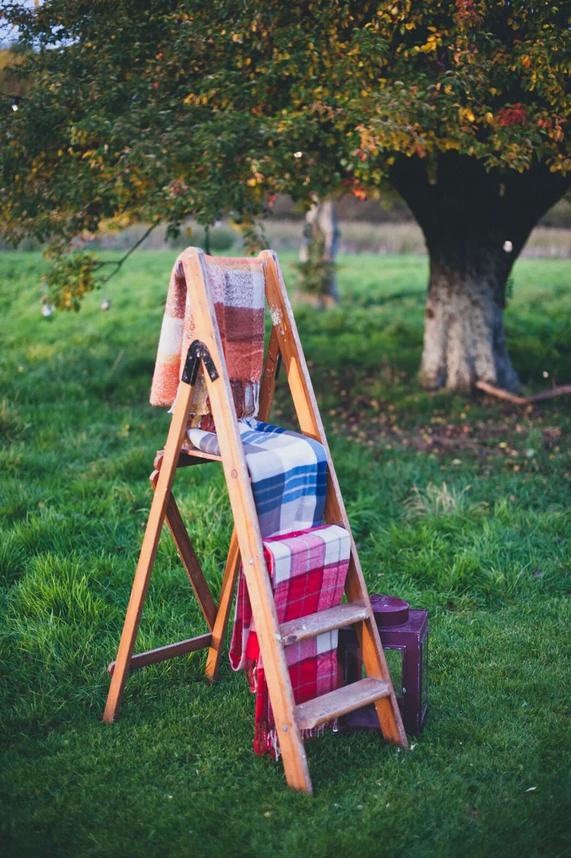 Blankets Winter Wedding Styling