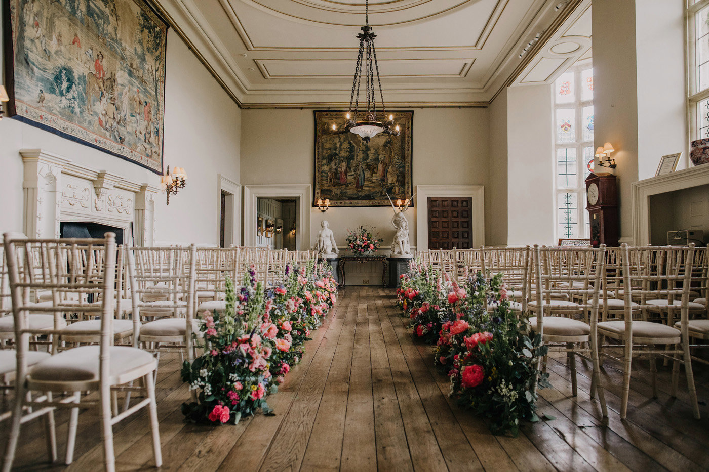 Beautiful Wedding Aisle Flowers
