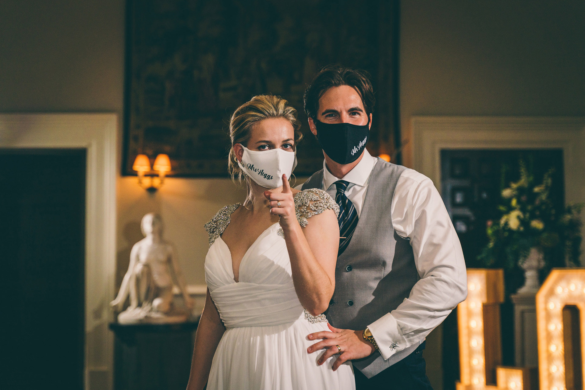 Covid Wedding Couple