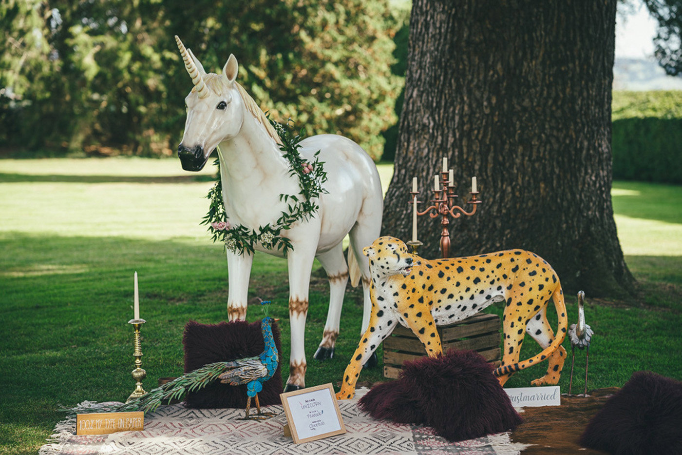 Unusual Wedding Fair Decor