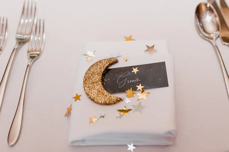 Moon and star wedding inspiration