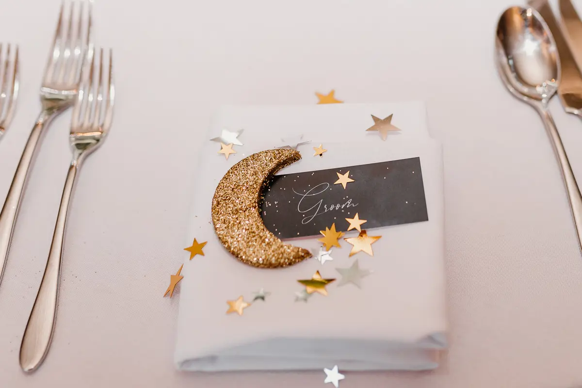 Moon and star wedding inspiration