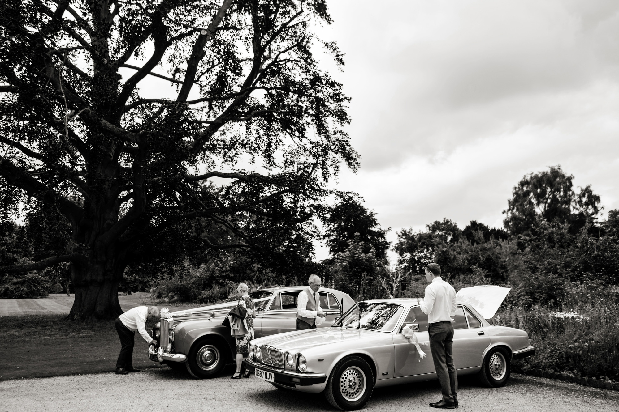 Cars From Church Wedding