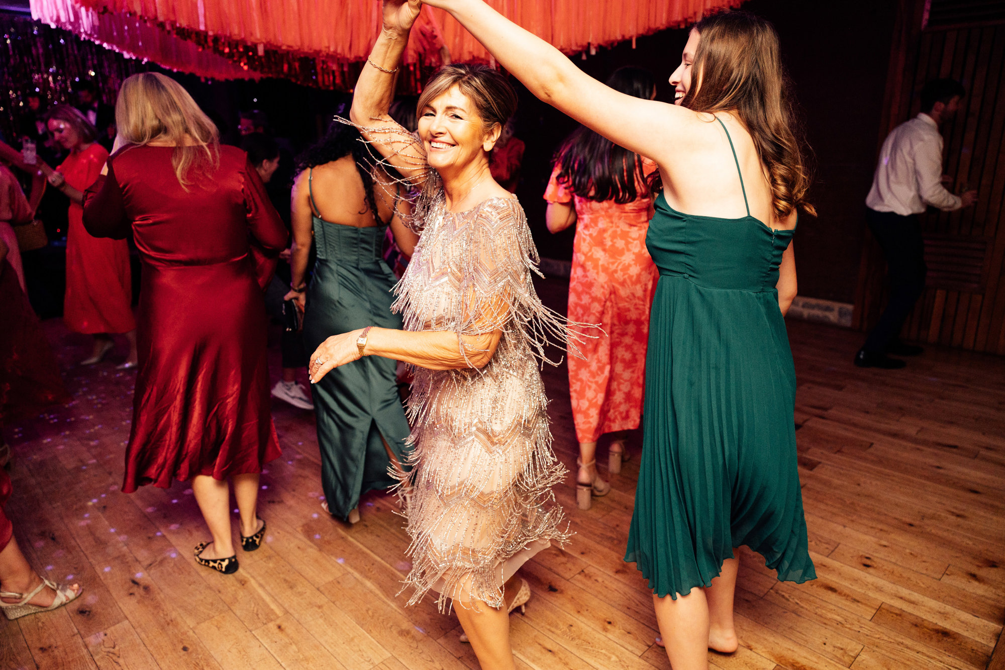 Colourful Wedding Fun Guests