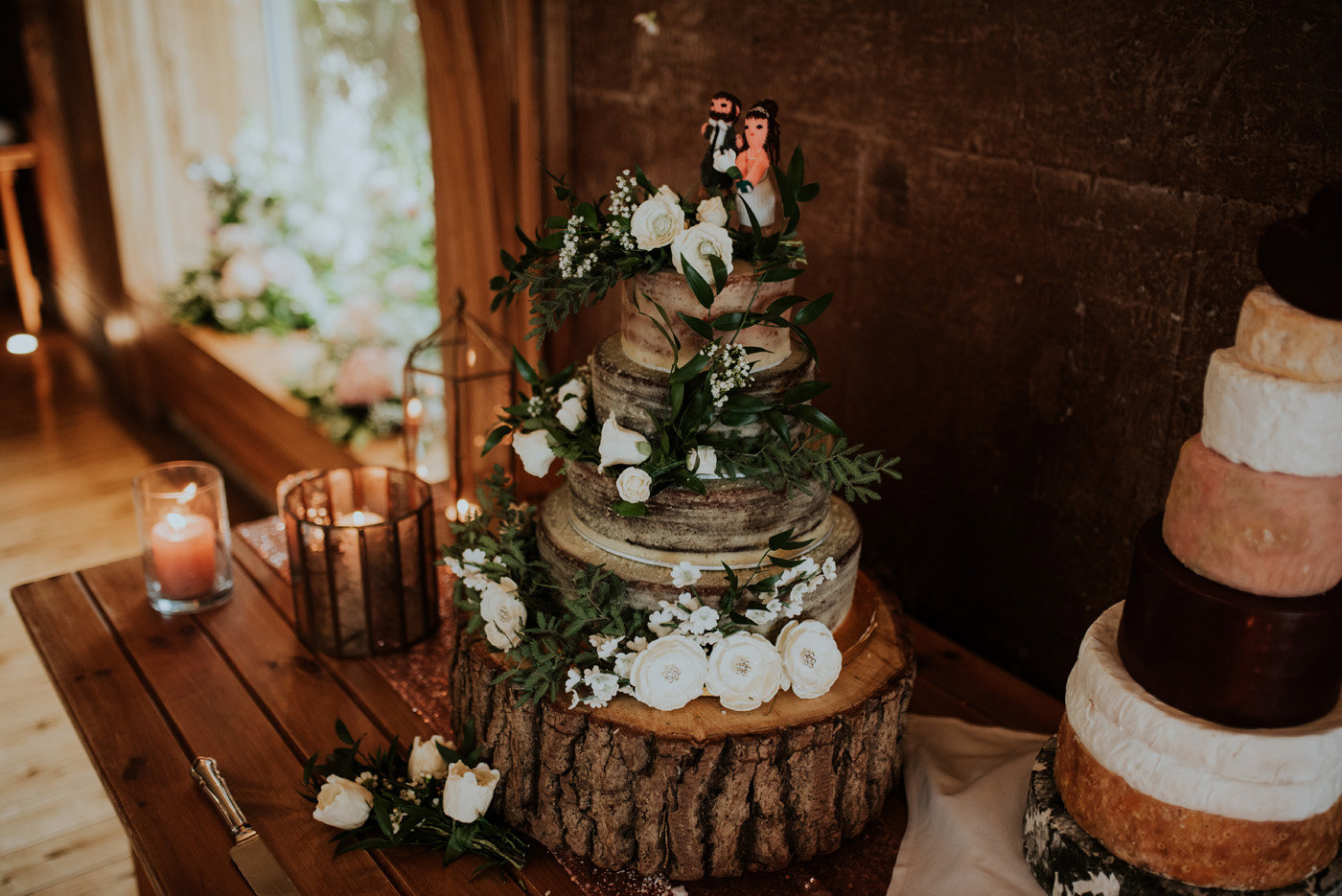 Festival Wedding Botanical Style Cake