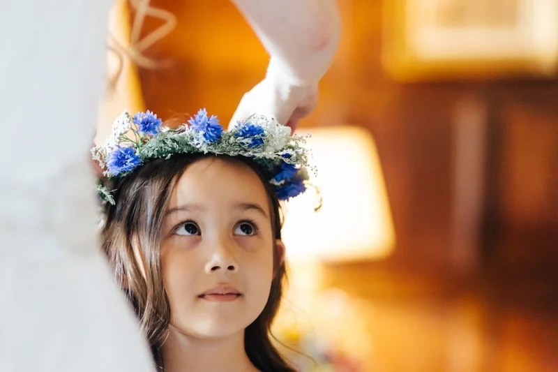 Jamesfear Flower Girls Crown Royal Wedding