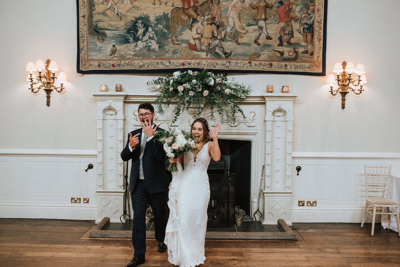 Festival Wedding Bride And Groom