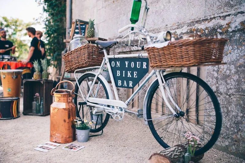Laurapower Wedding Prop Hire Bar Bike
