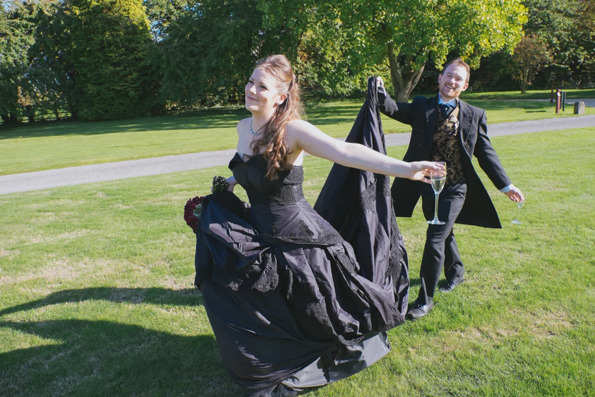 Black Wedding Dress