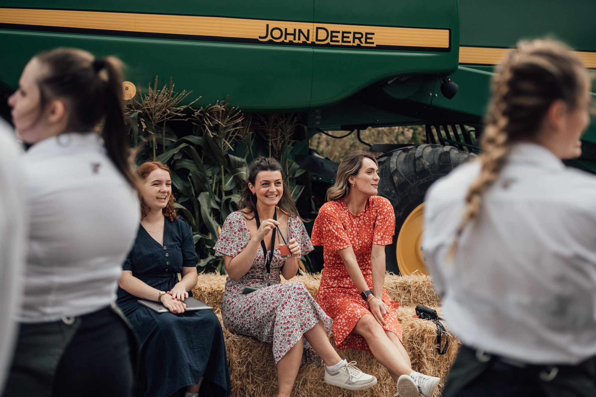 Wedding coordinators known as Team E at elmore court in the cotswolds