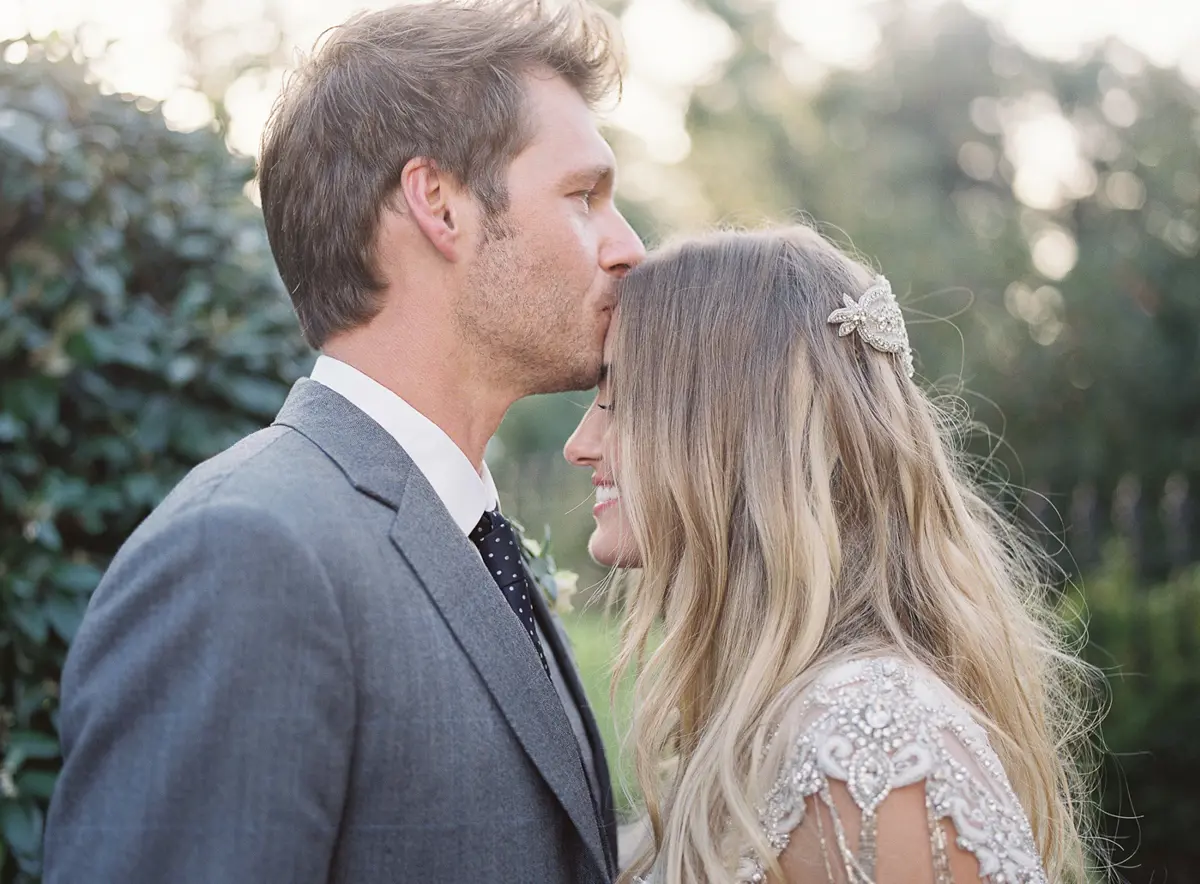 Real Wedding Hair Down