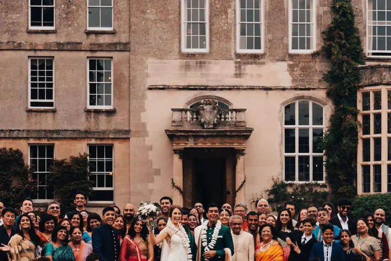 Groupphoto Elmorecourt Indian Wedding