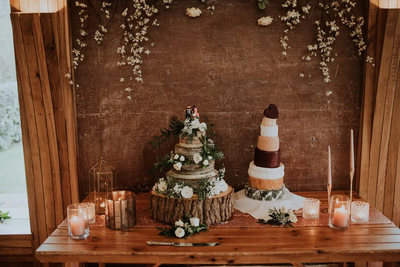Festival Wedding Botanical Cake