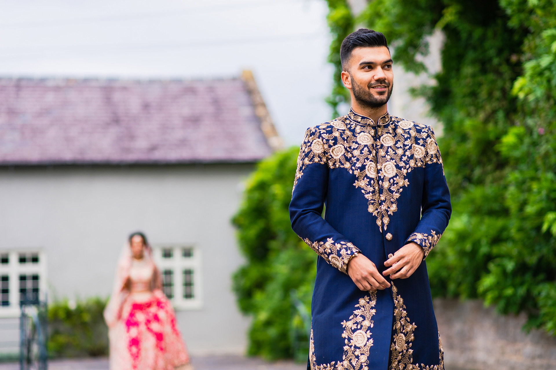 Bride And Groom Indian Attire