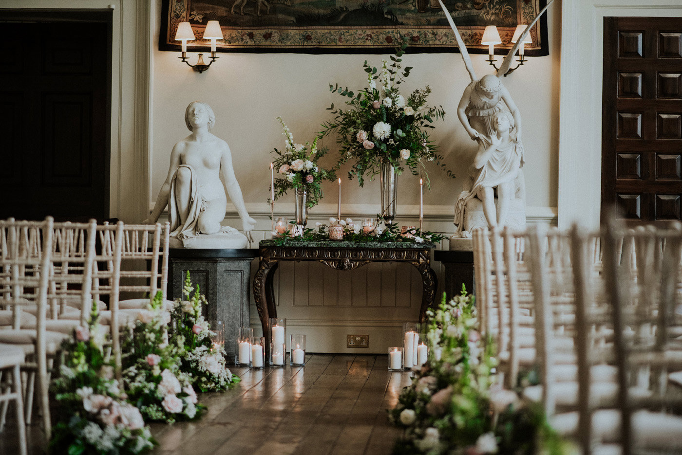 Botanical Style Wedding Aisle