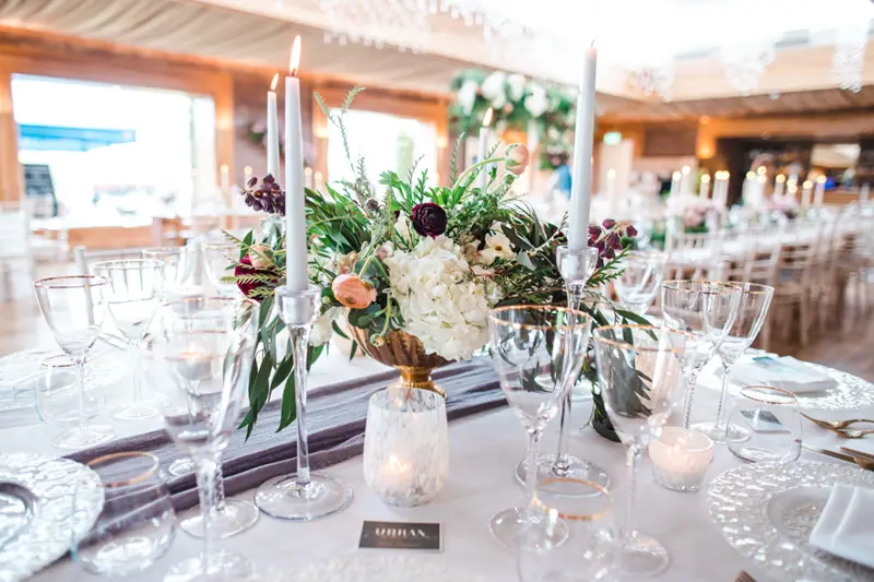 23Flowers Candles Wedding Table