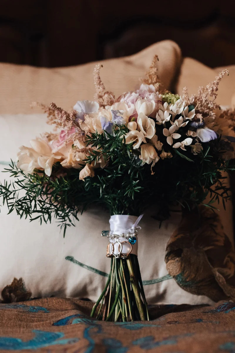 Bridal Bouquet Flowers Sweetpeas