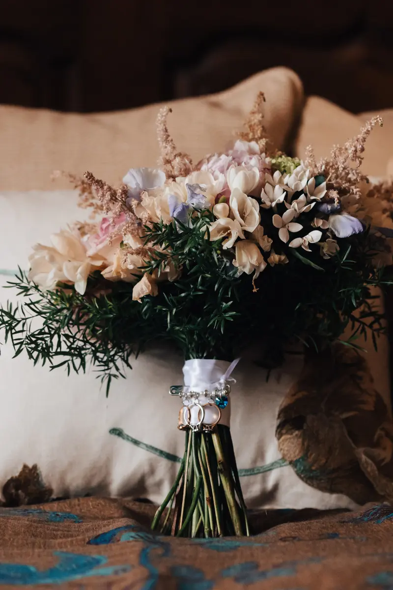 Bridal Bouquet Flowers Sweetpeas