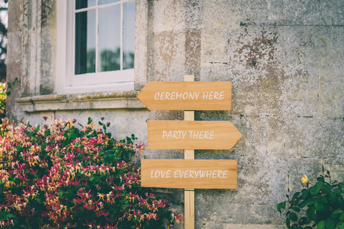 Wedding Signage Festival Style