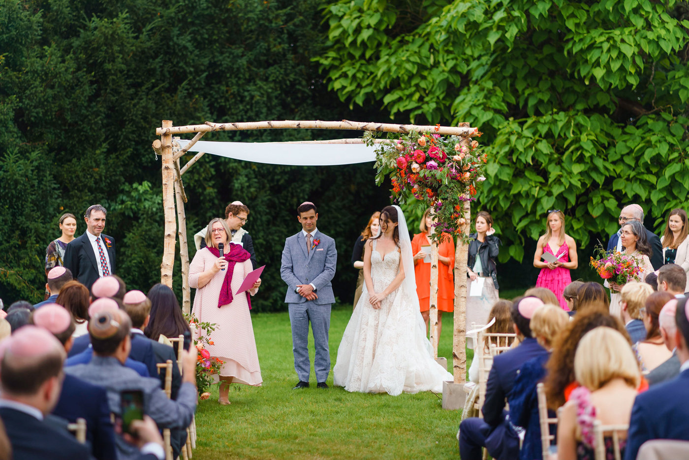 Bride Grrom Chuppah
