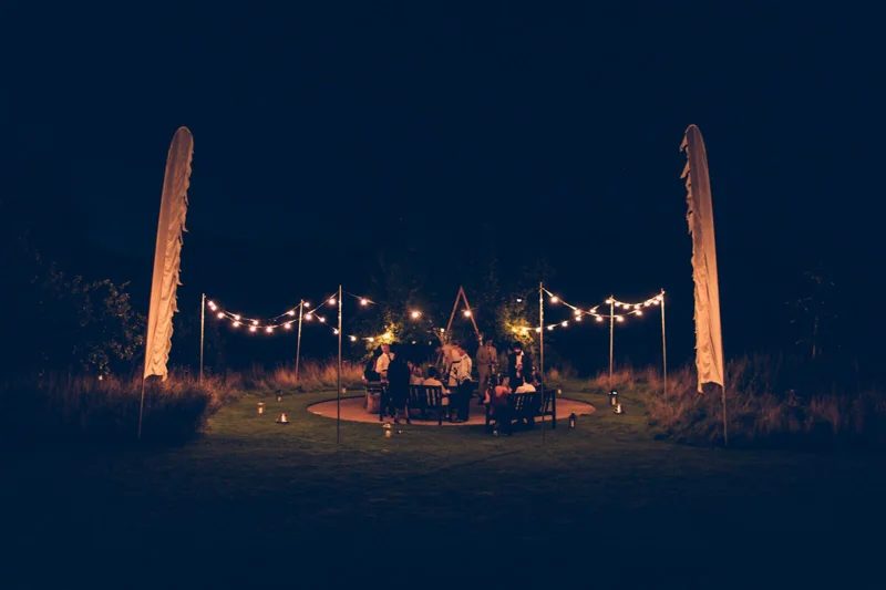 Nickpumprey Firepit Festival Wedding Styling