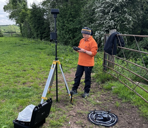 Hartpury phd student drone flying at elmore estate .jpg