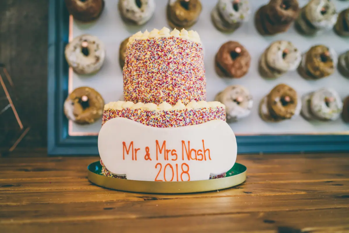 Wedding Cake Colourful Fun